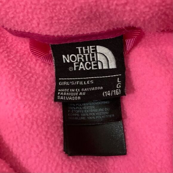 The North Face Fleece Jacket Girls Size L (14/16) - Picture 5 of 9